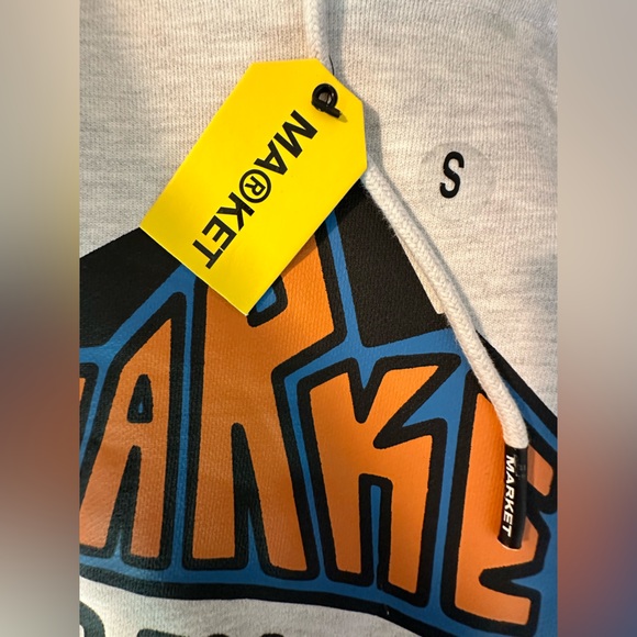 MARKET Gear Exchange Hoodie — NWT (Light Grey- S) - Picture 2 of 2